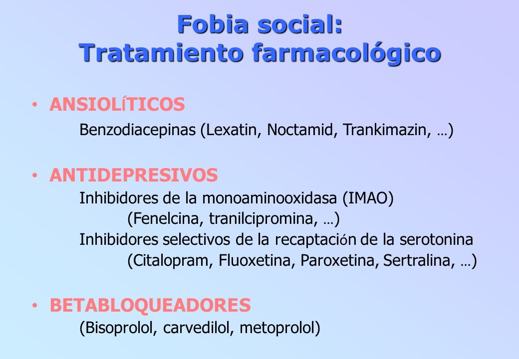 fobia social como tratarla